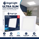 LED square recessed panel light 167mm 12w 6400K white