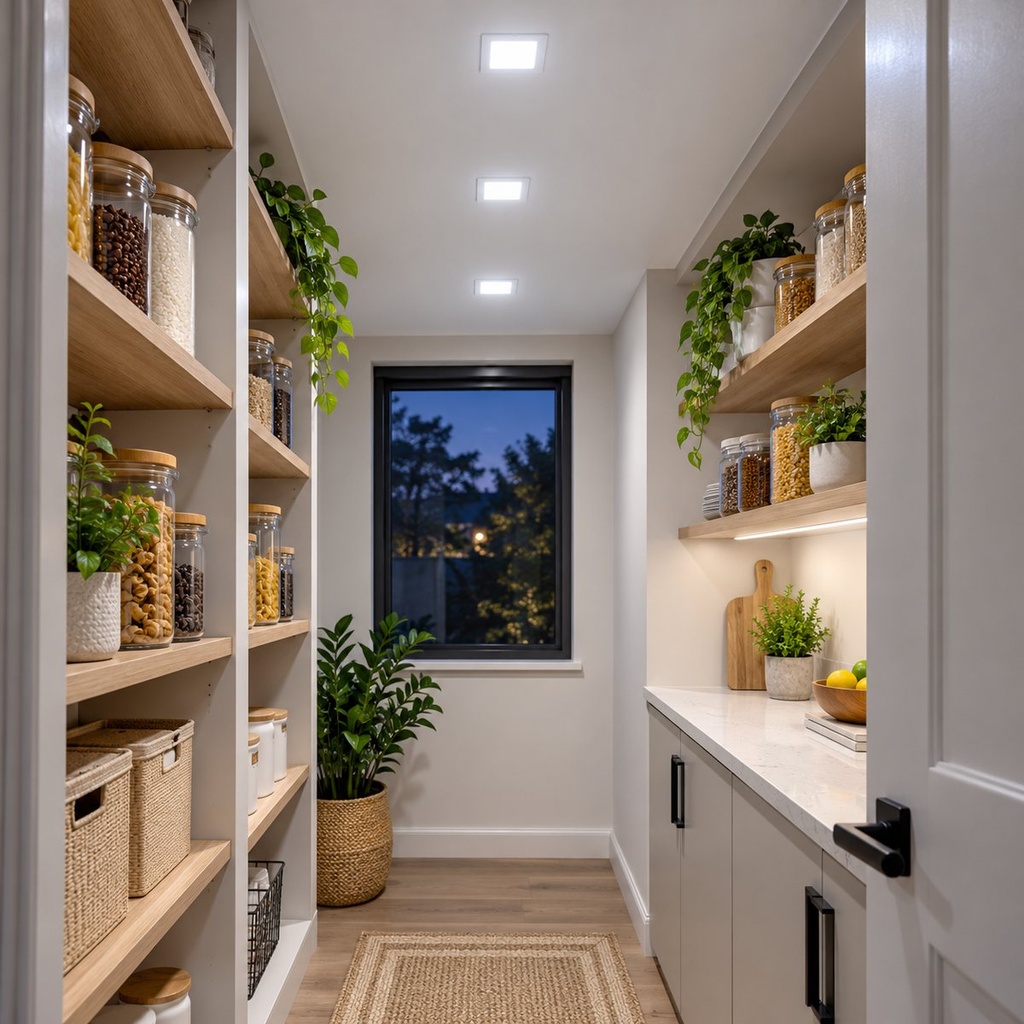 LED square recessed panel light 83mm 3w 6400K white