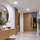 LED square recessed panel light 118mm 6w 6400K white