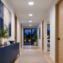 LED square recessed panel light 144mm 9w 6400K white