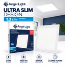 LED square recessed panel light 292mm 24w 6400K white