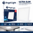 LED square recessed panel light 292mm 24w 6400K white