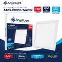 LED square recessed panel light 292mm 24w 6400K white
