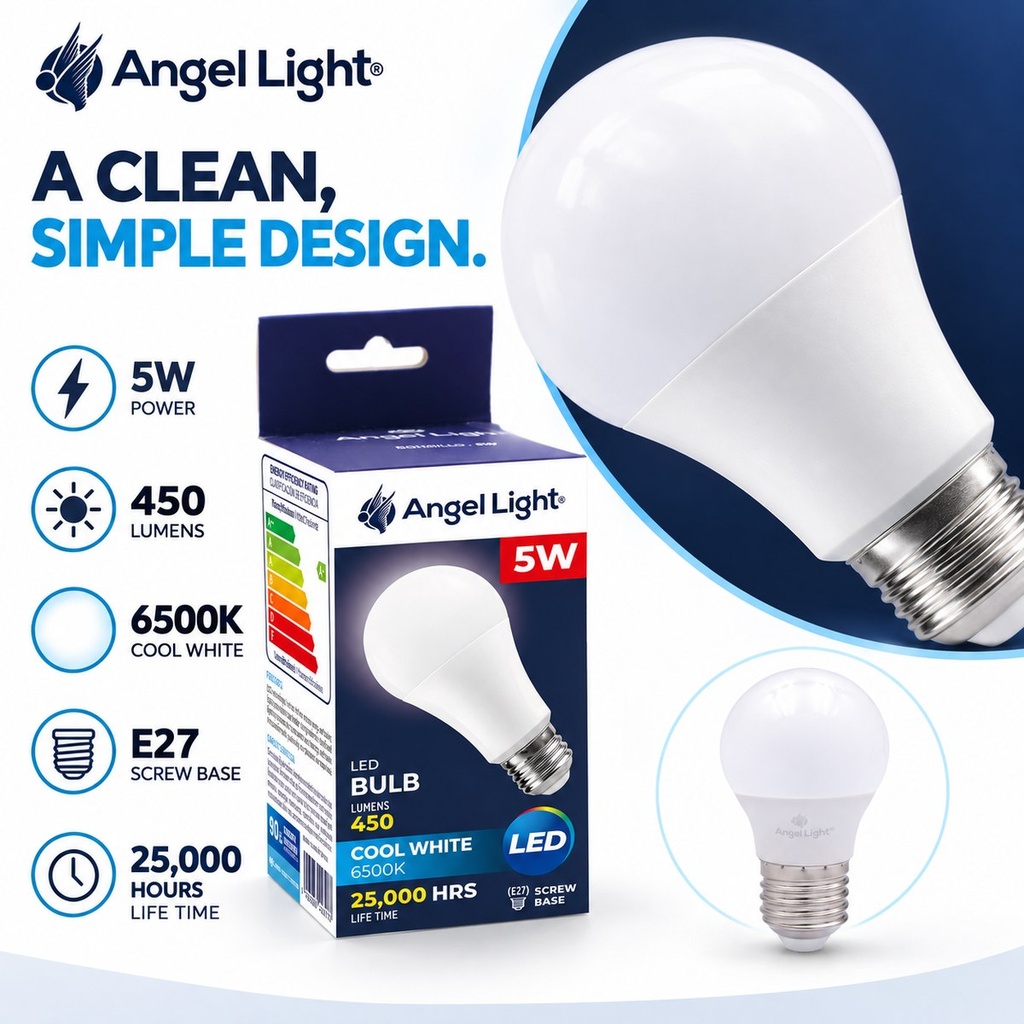 LED Bulb G45 5W 6400K