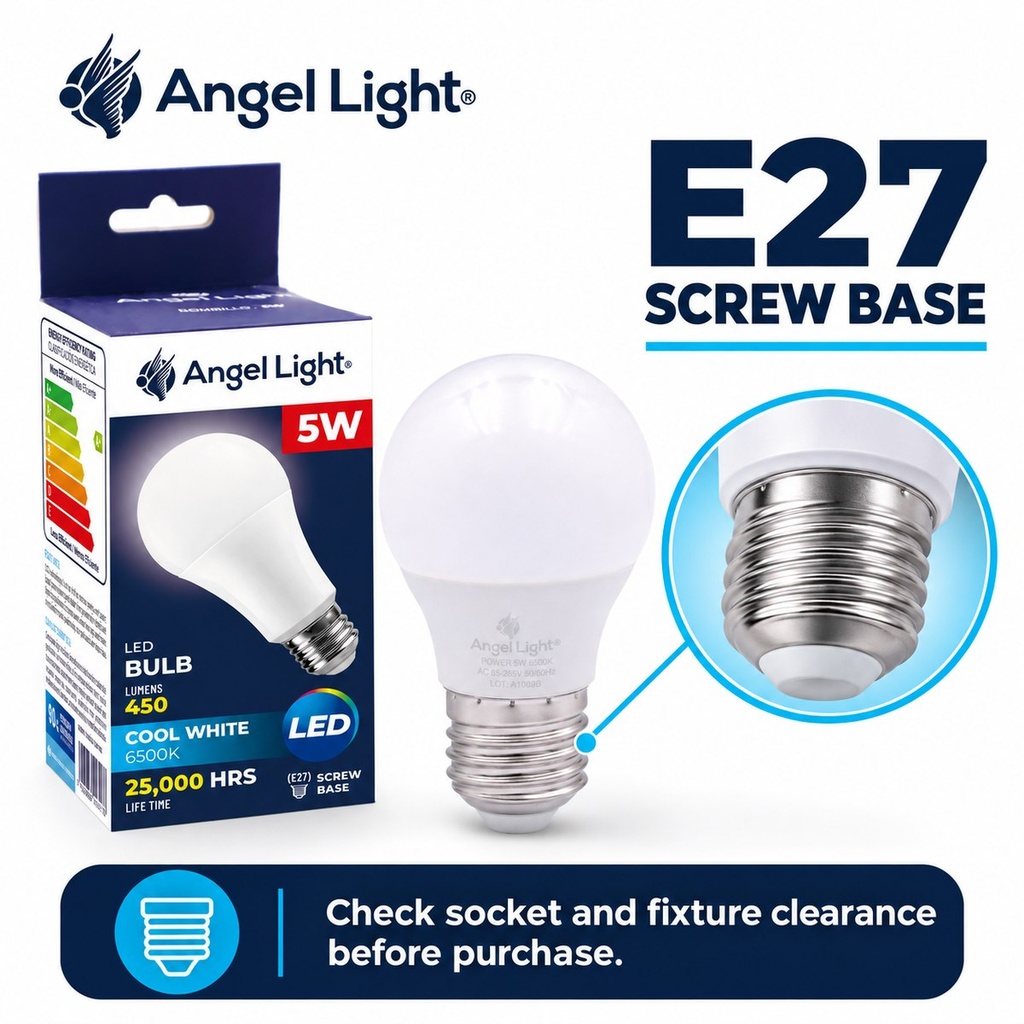 LED Bulb G45 5W 6400K