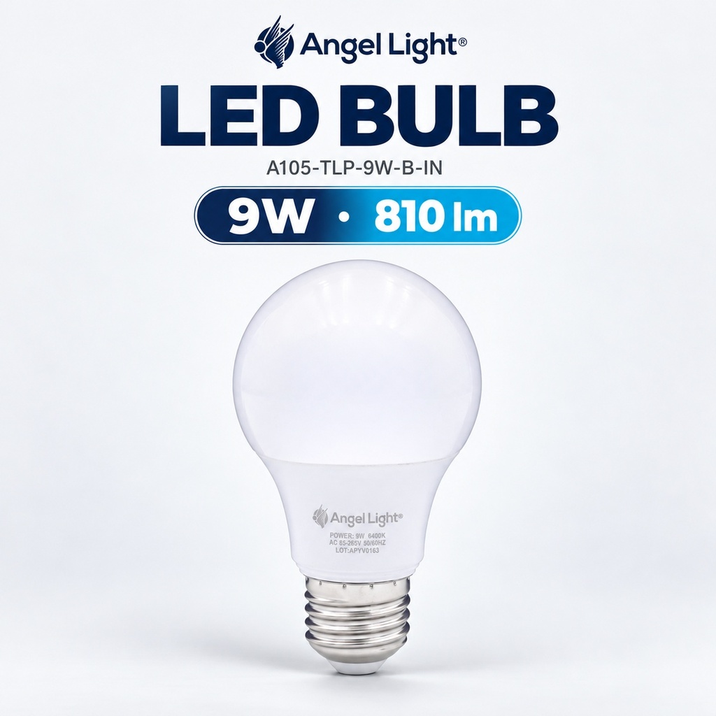 LED Bulb A60 9W 6400K-2 Year Warranty