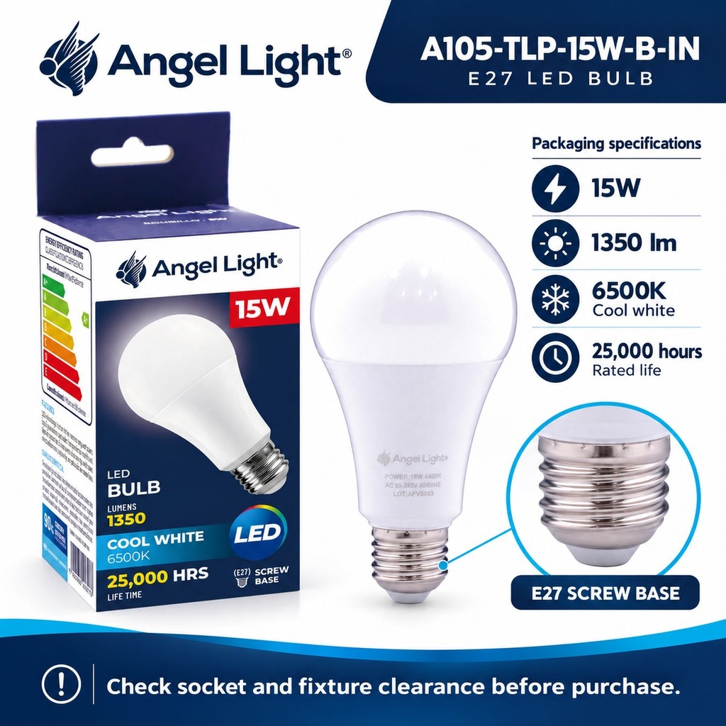 LED BULB A60 15W 6400K