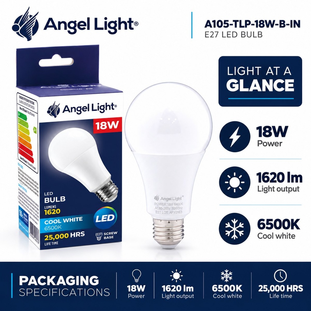 LED BULB A80 18W 6400K