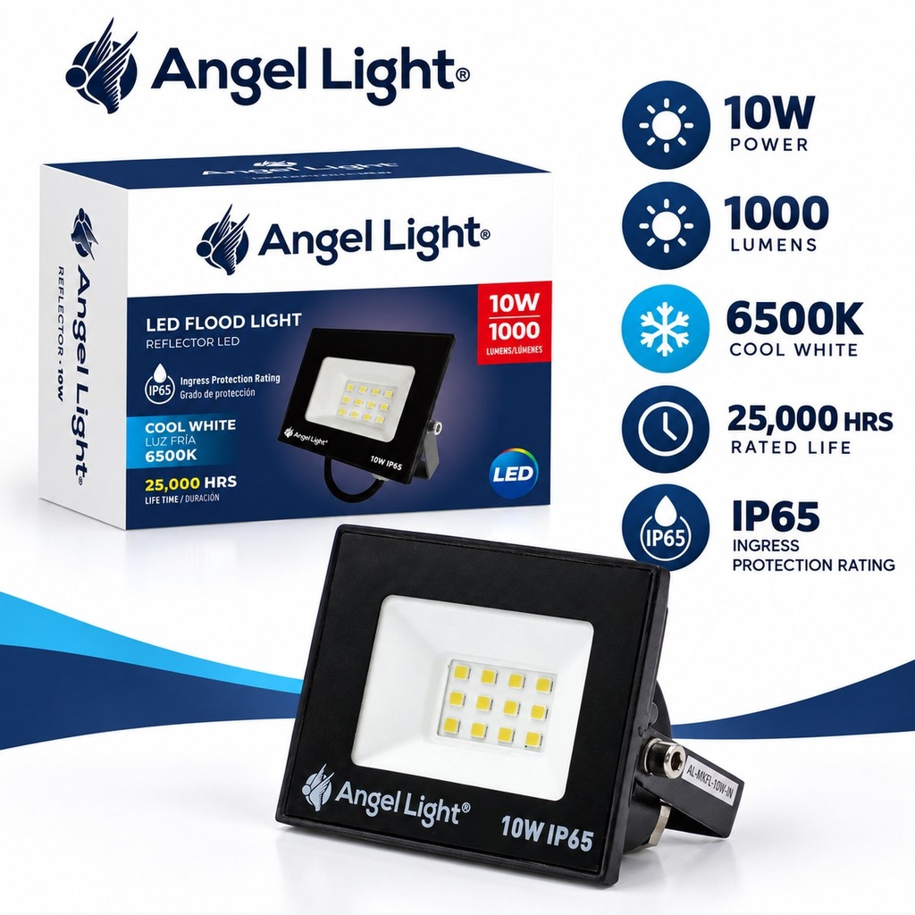 LED floodlight 10W 76*61*25mm 6400K