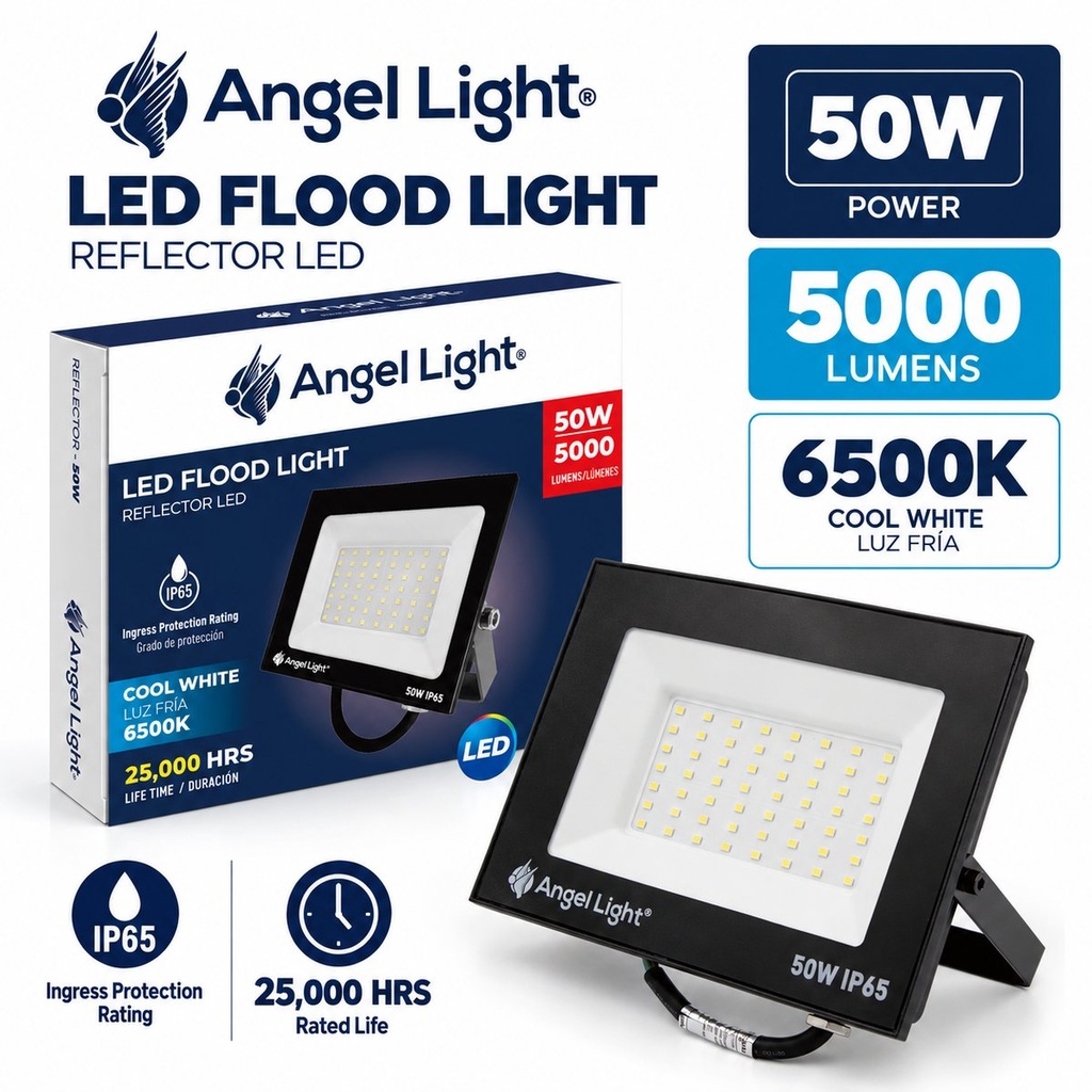 LED floodlight 50W 173*128*29mm 6400K