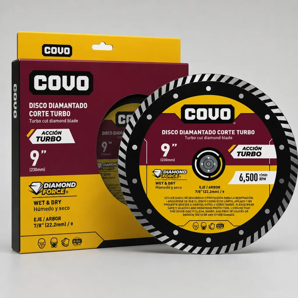 9" Turbo Diamond Blade - Rough Concrete