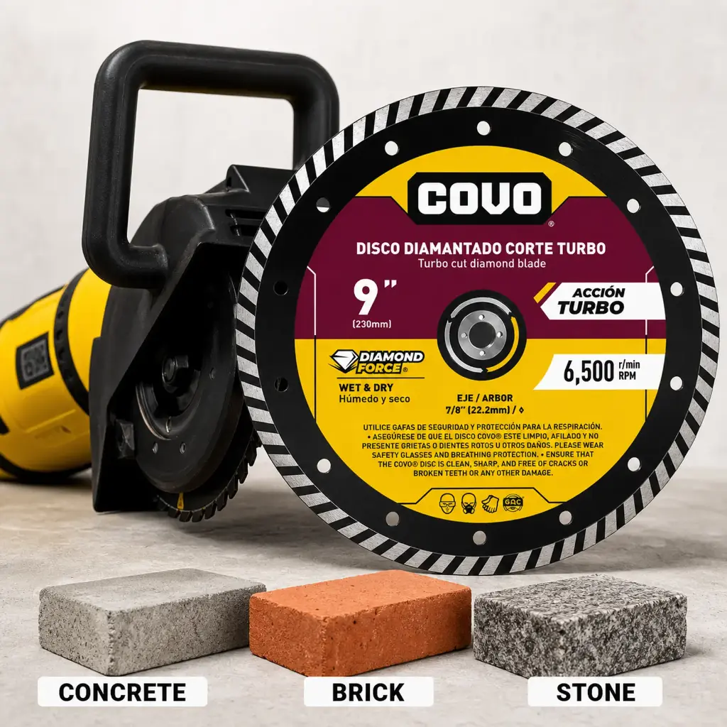 9" Turbo Diamond Blade - Rough Concrete