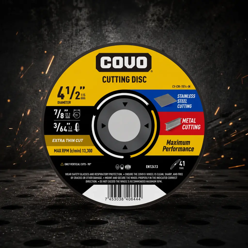 4-1/2" Ultra-Thin Cutting Disc - Metal & INOX