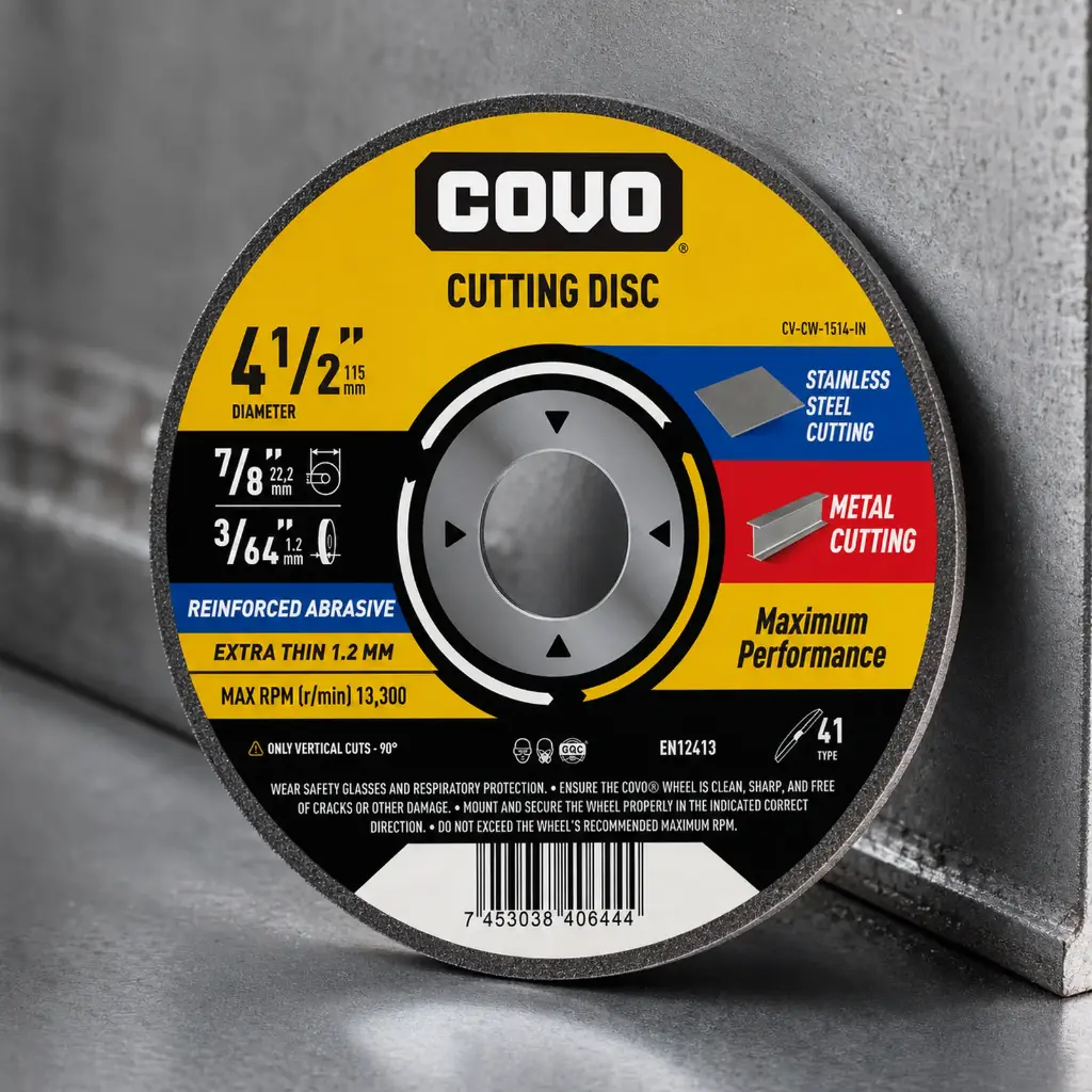 4-1/2" Ultra-Thin Cutting Disc - Metal & INOX