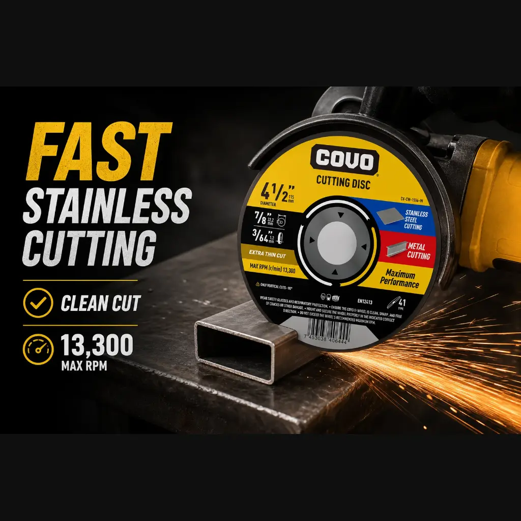 4-1/2" Ultra-Thin Cutting Disc - Metal & INOX