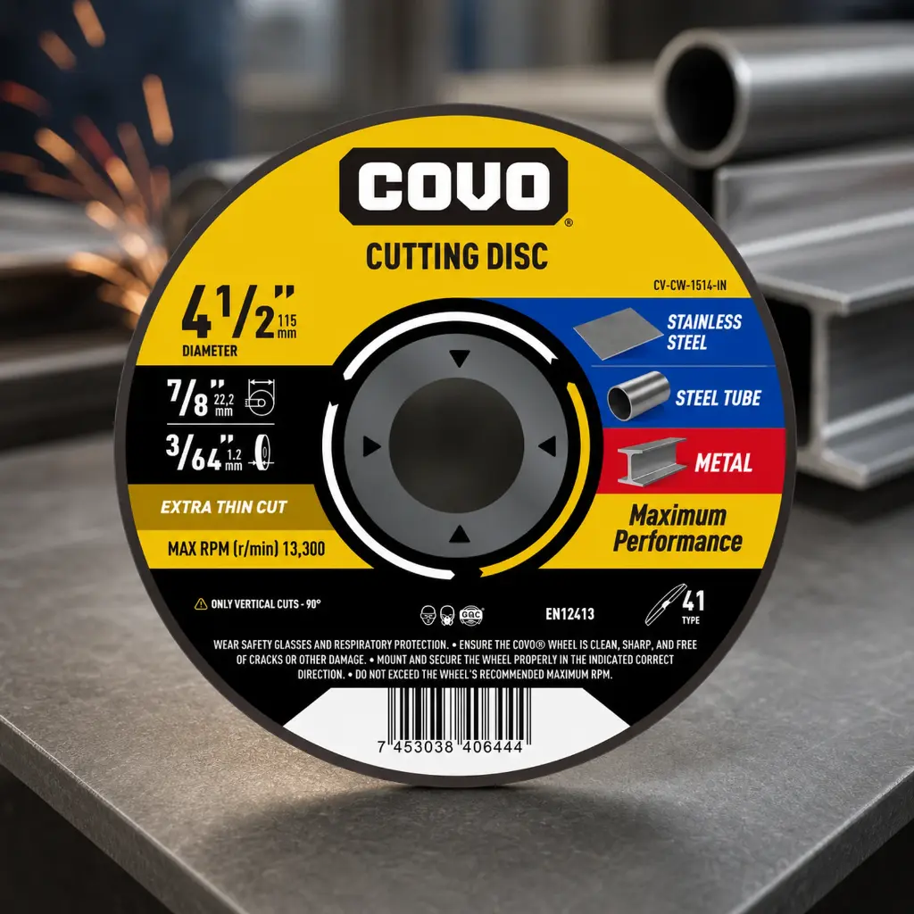 4-1/2" Ultra-Thin Cutting Disc - Metal & INOX