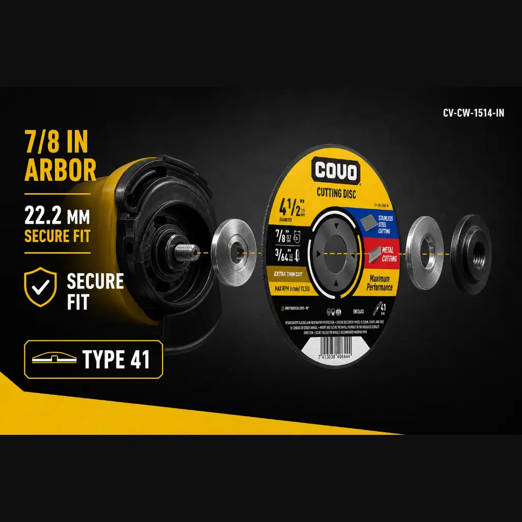 4-1/2" Ultra-Thin Cutting Disc - Metal & INOX