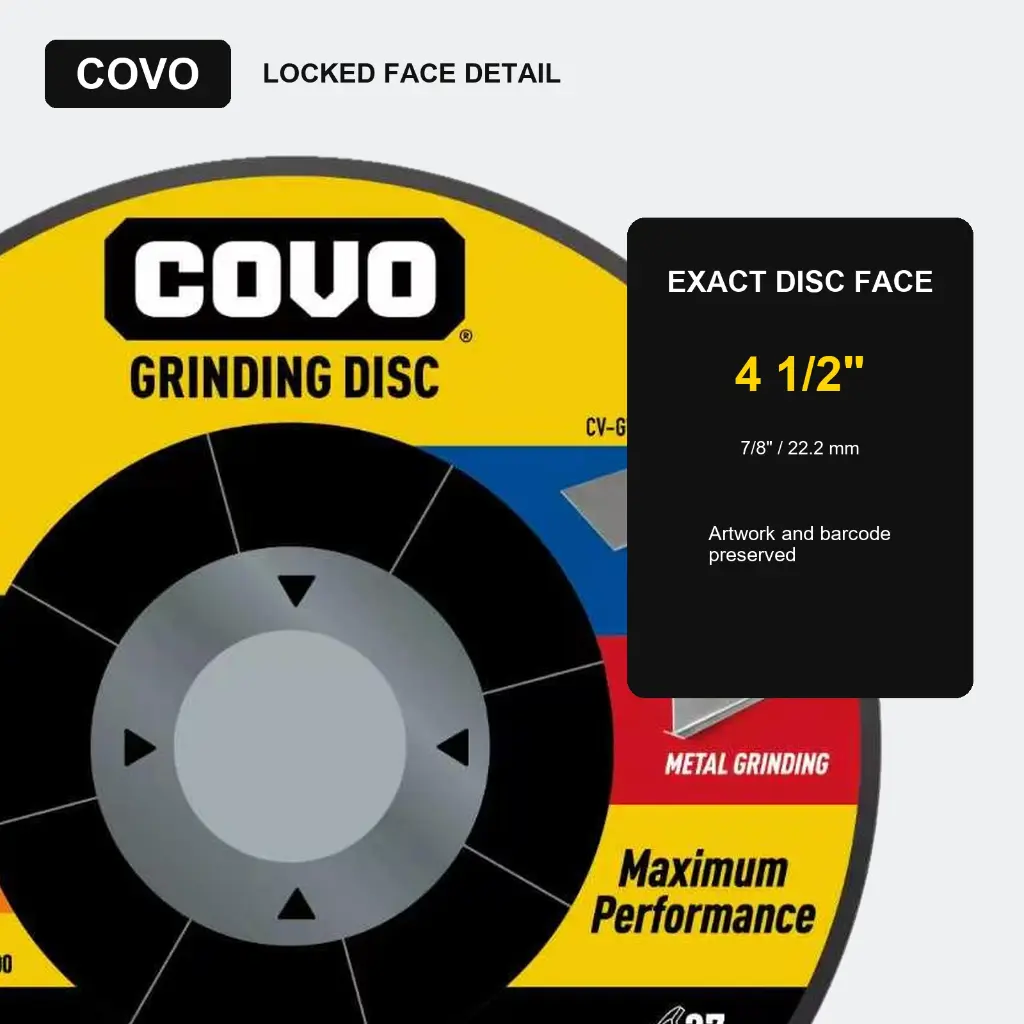4-1/2" Grinding Disc - Metal & INOX