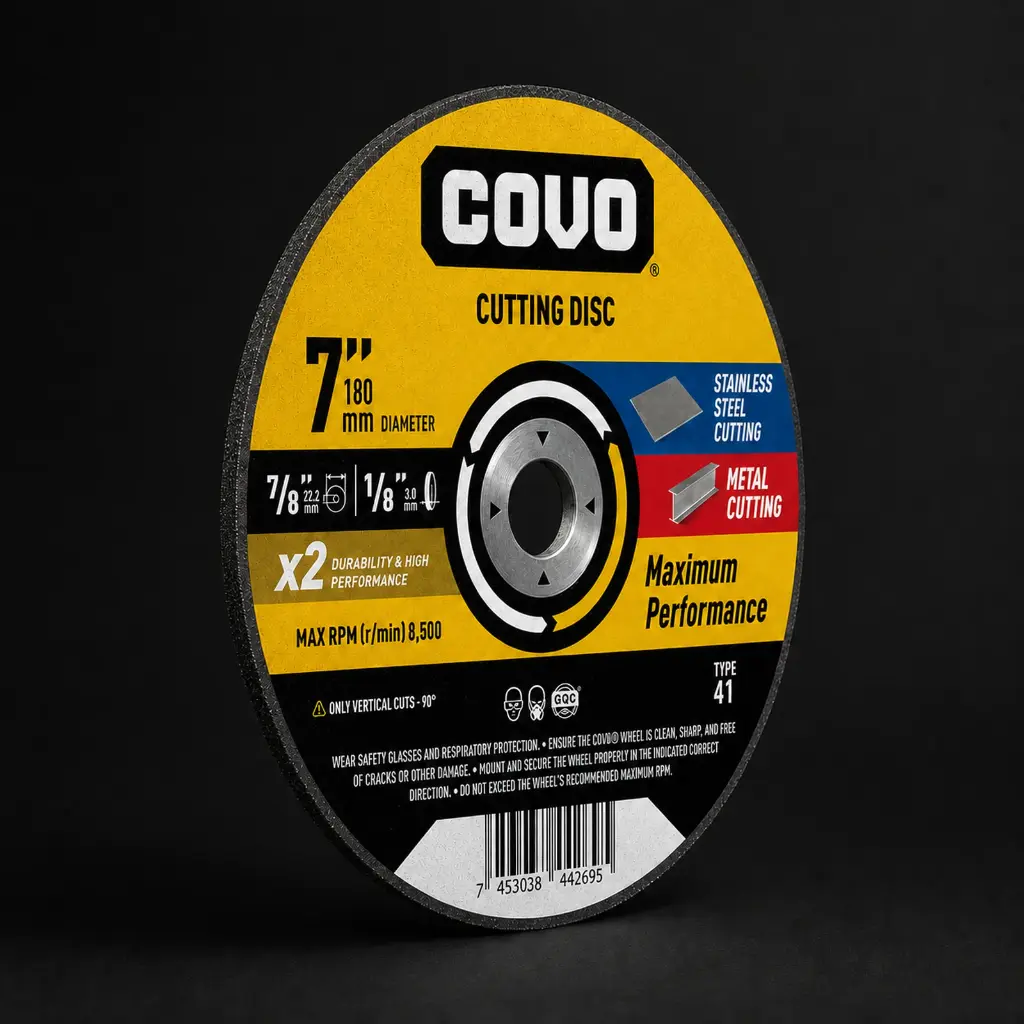 7" Cutting Disc - Metal & INOX