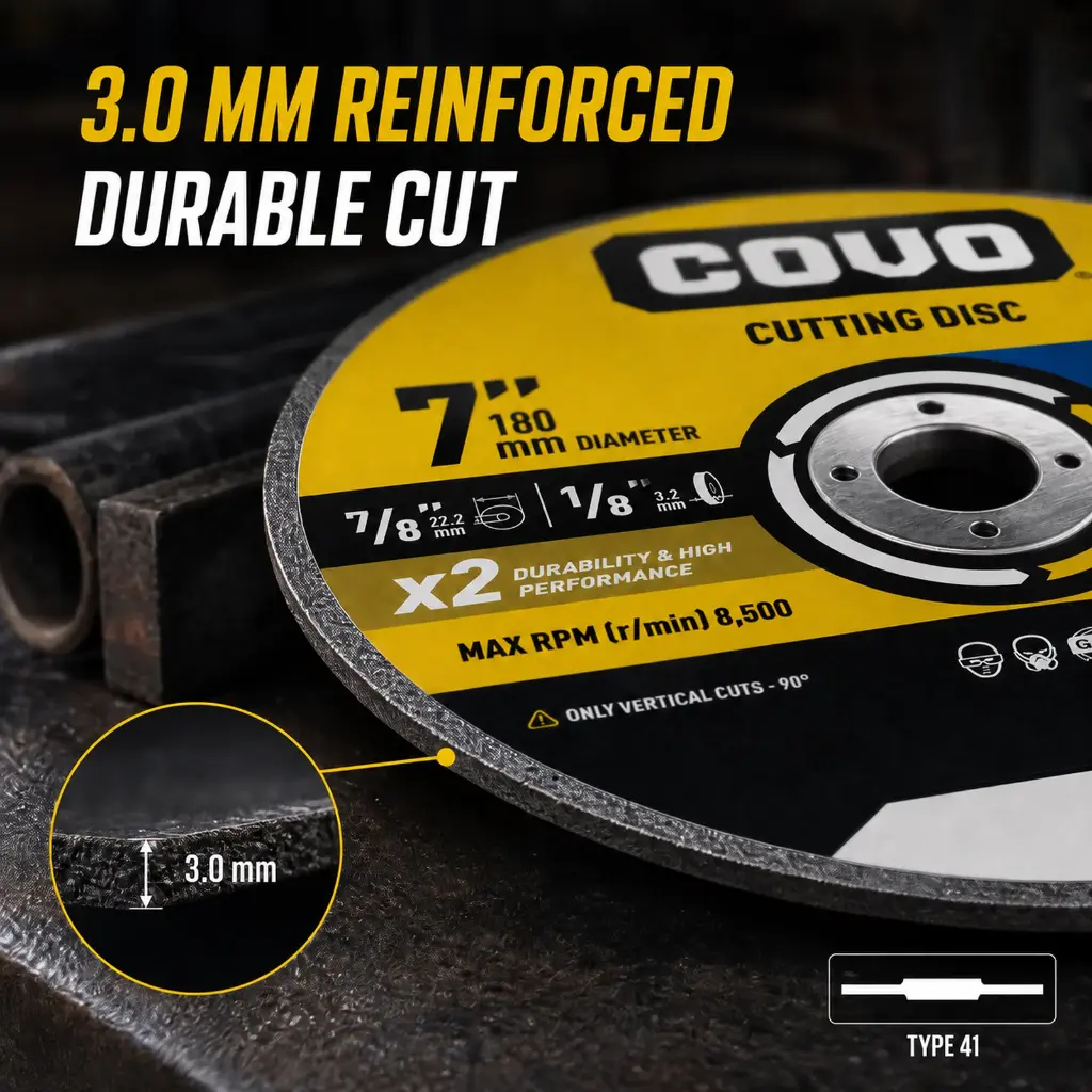 7" Cutting Disc - Metal & INOX