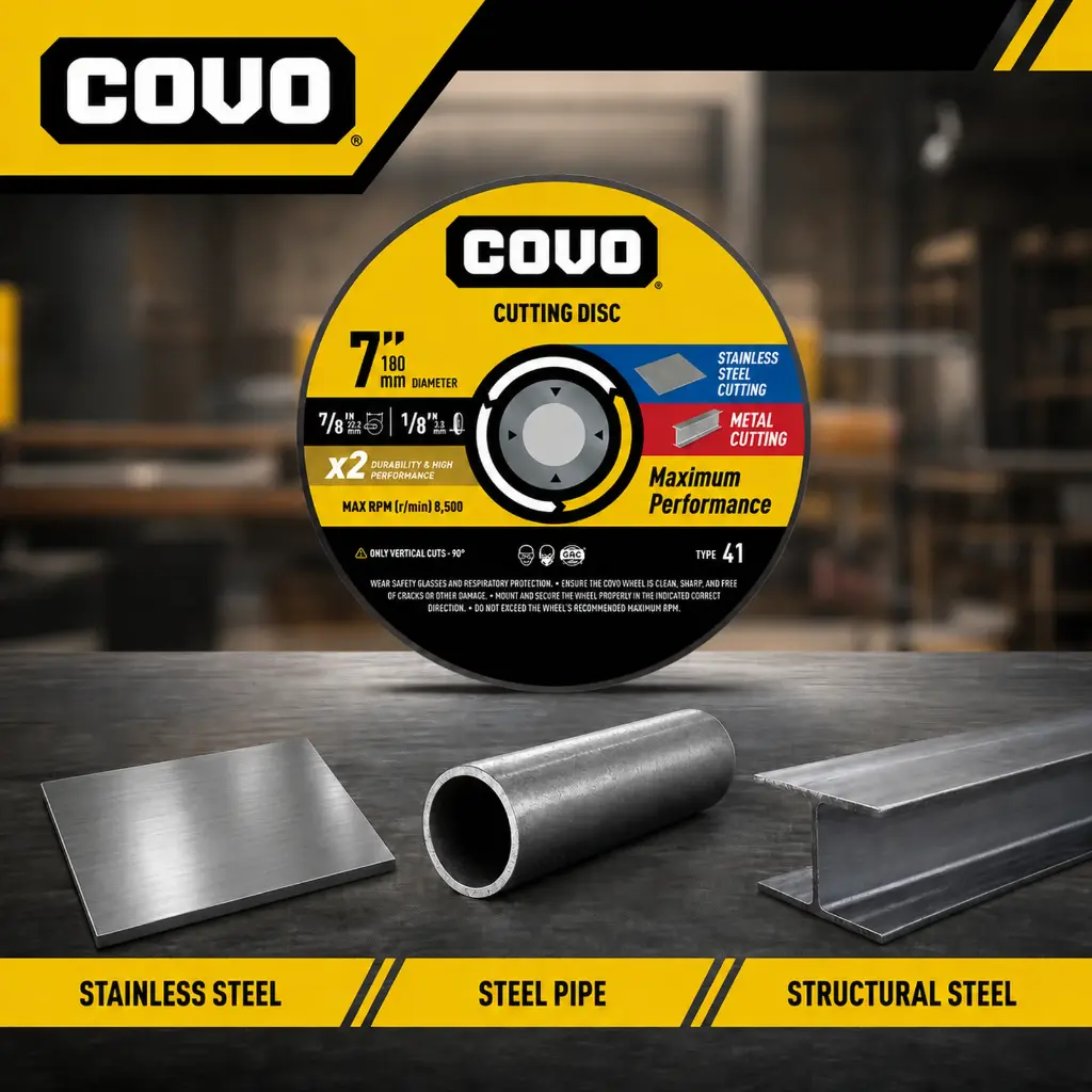 7" Cutting Disc - Metal & INOX