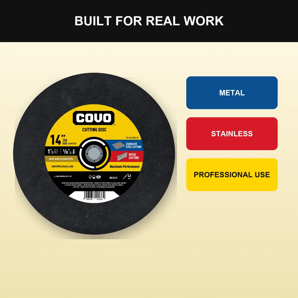 14" Cut-Off Disc - Metal & INOX