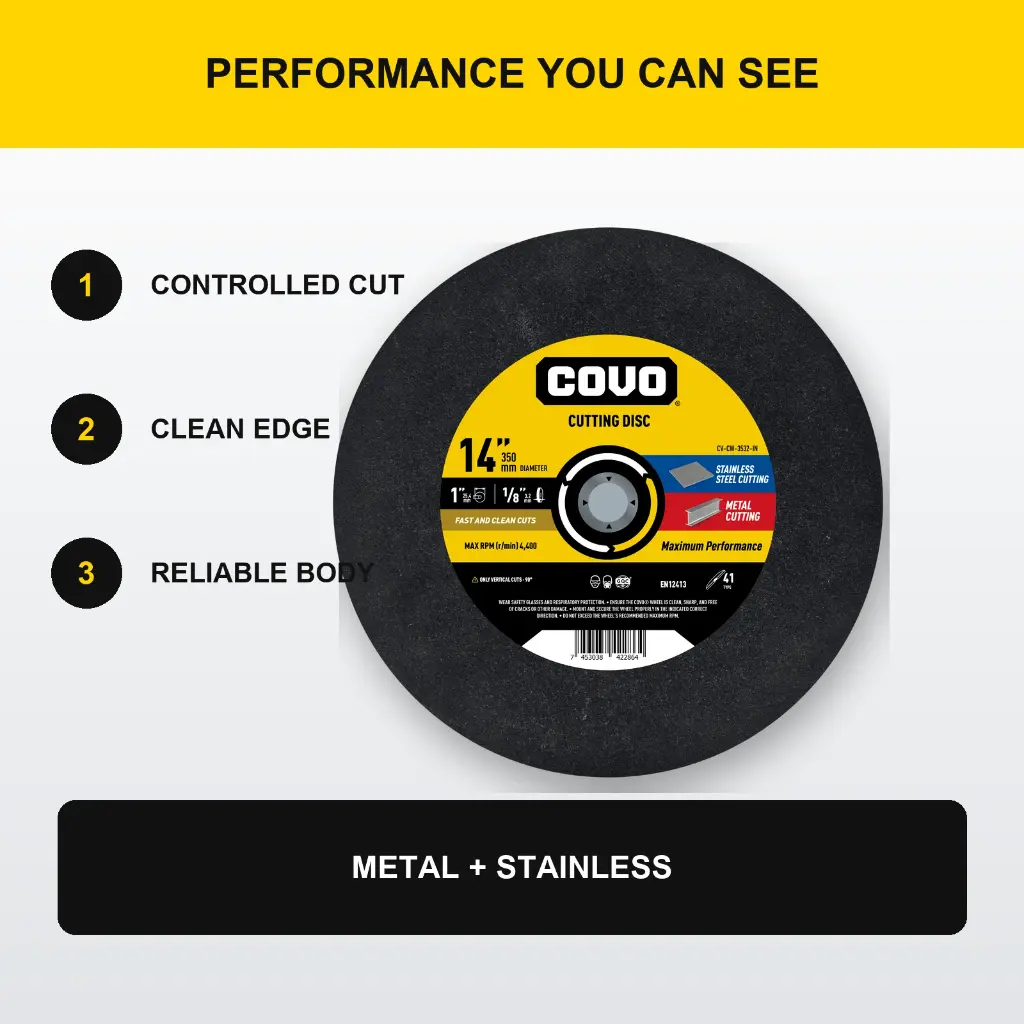 14" Cut-Off Disc - Metal & INOX