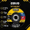 4-1/2" Depressed-Center Cutting Disc - Metal & INOX