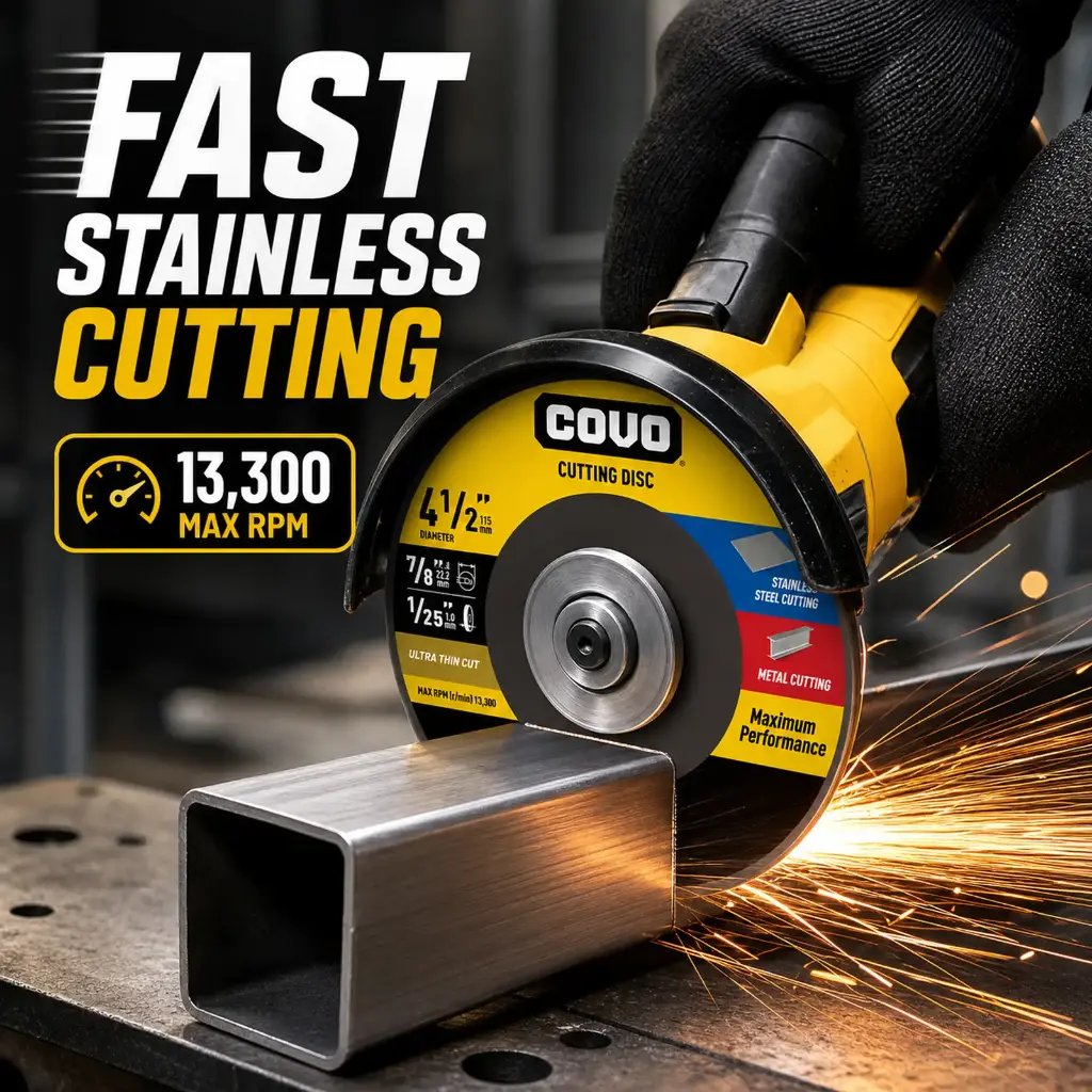 4-1/2" Depressed-Center Cutting Disc - Metal & INOX