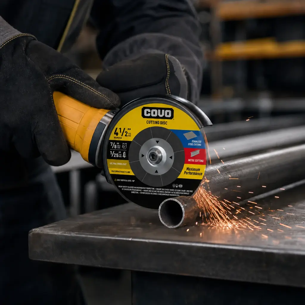 4-1/2" Depressed-Center Cutting Disc - Metal & INOX