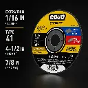 4-1/2" Thin Cutting Disc - Metal & INOX