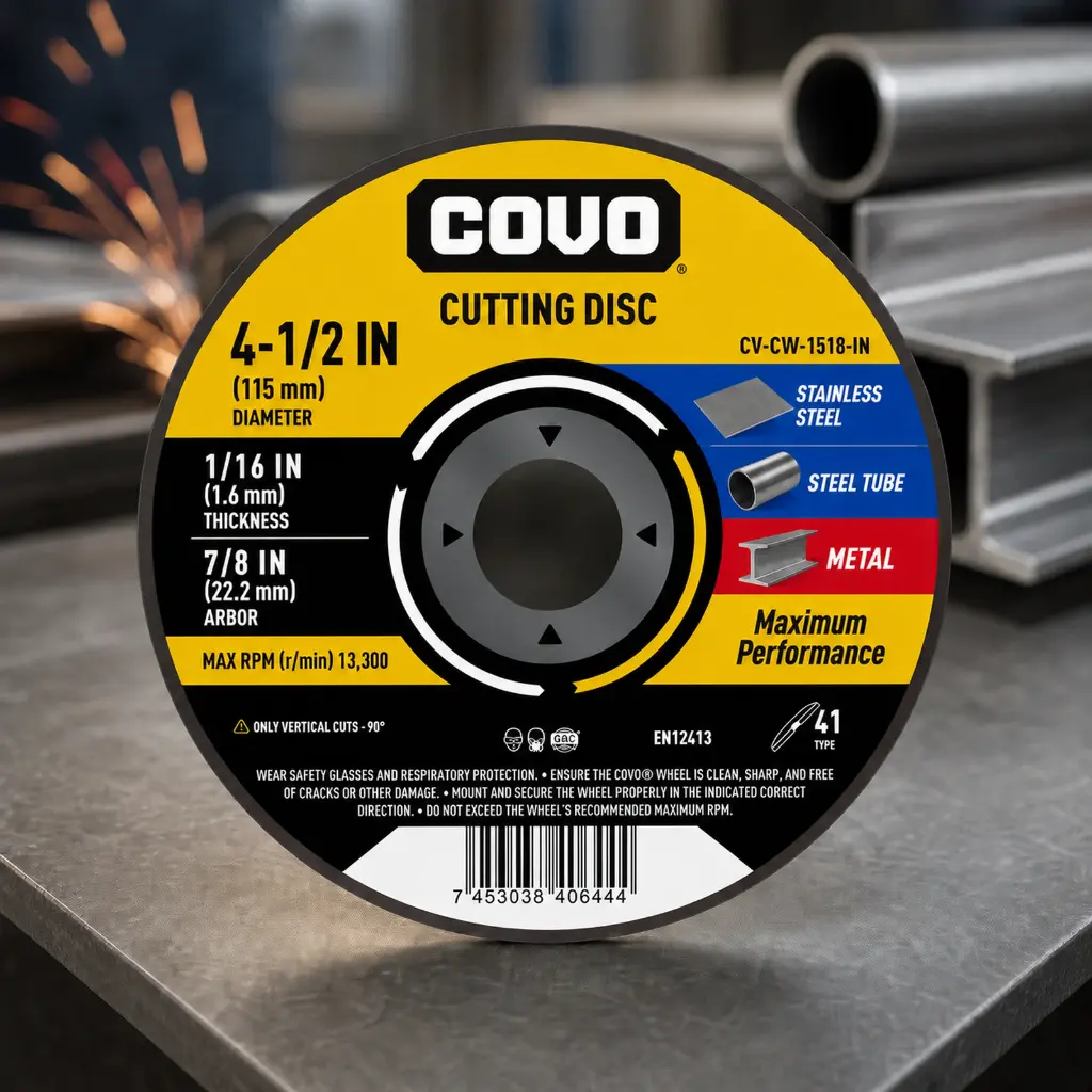 4-1/2" Thin Cutting Disc - Metal & INOX