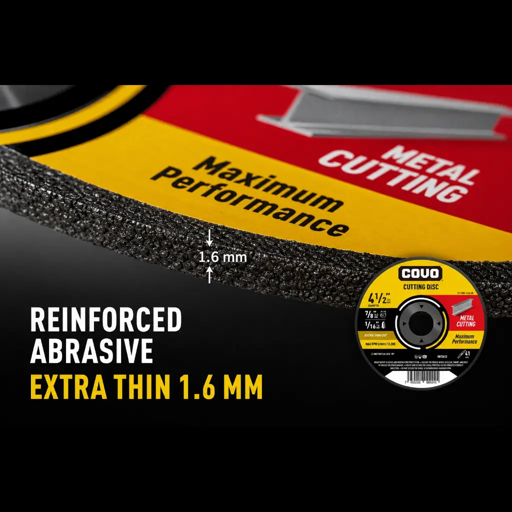 4-1/2" Thin Cutting Disc - Metal