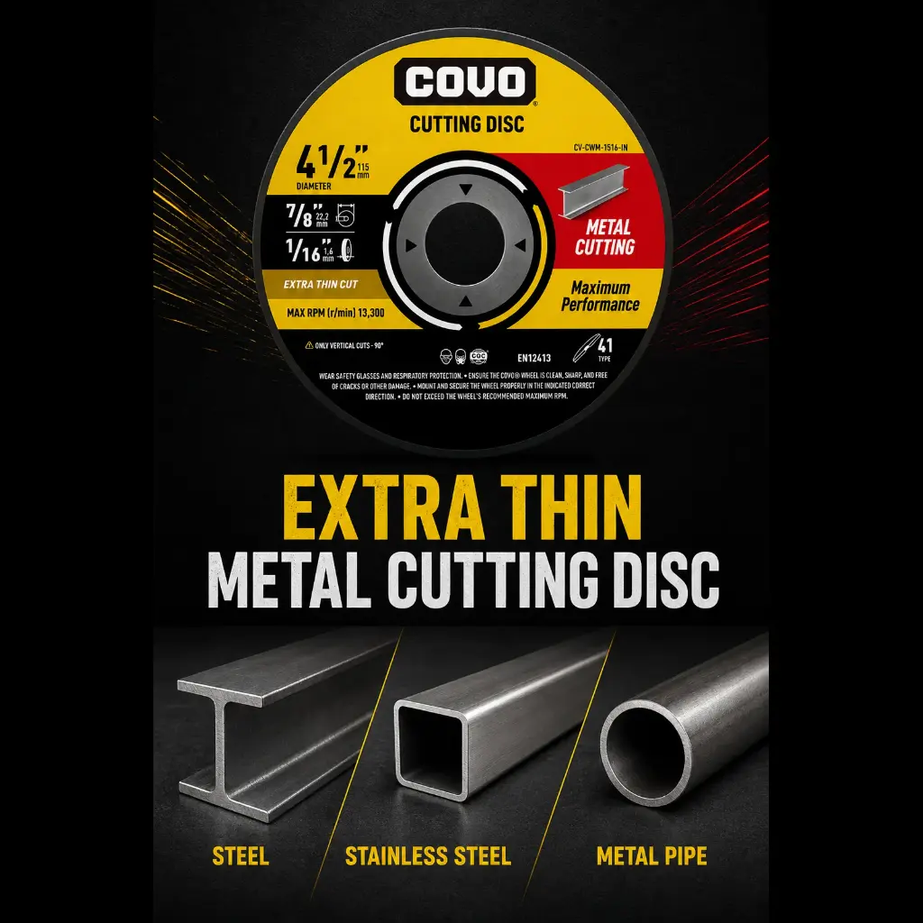 4-1/2" Thin Cutting Disc - Metal