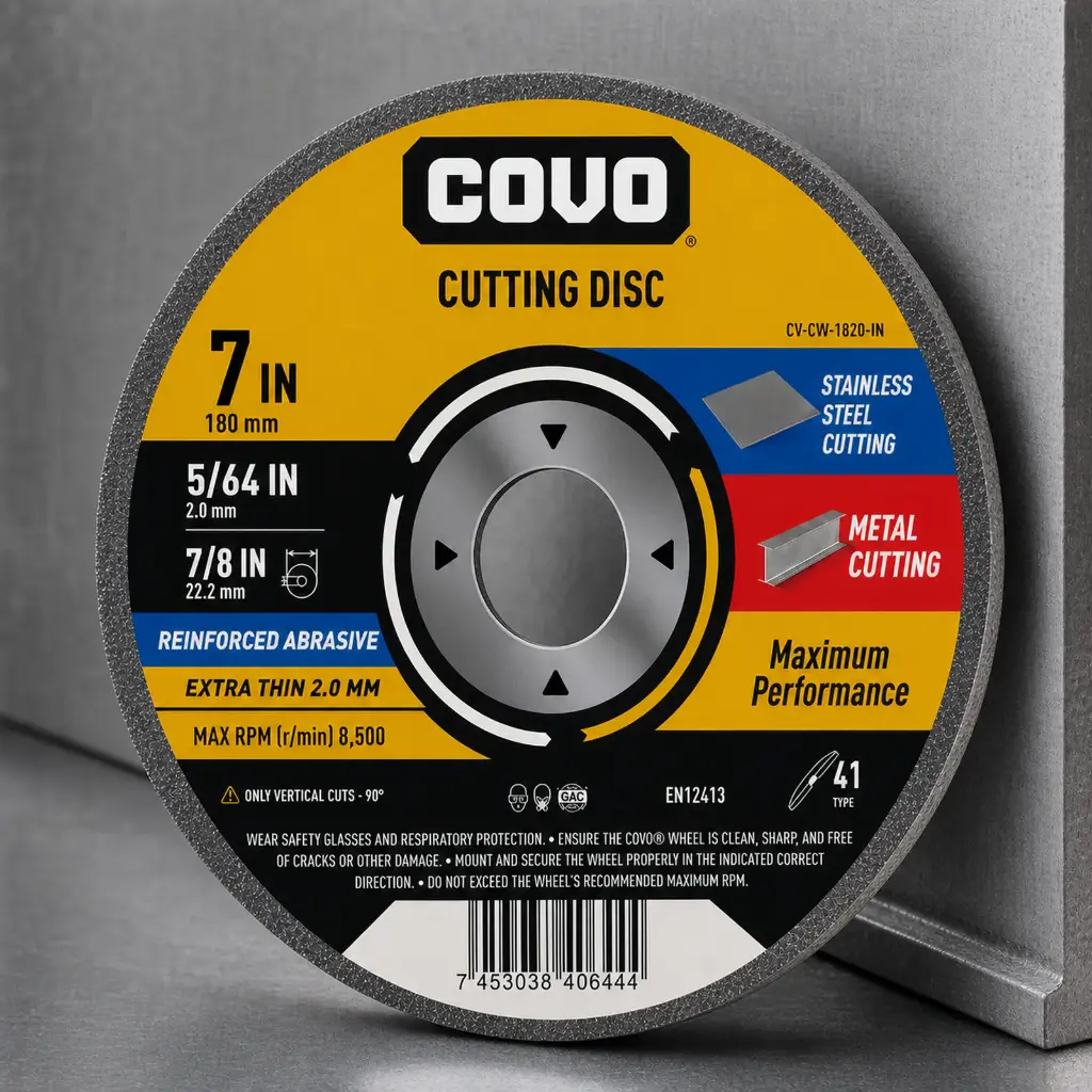 7" Thin Cutting Disc - Metal & INOX