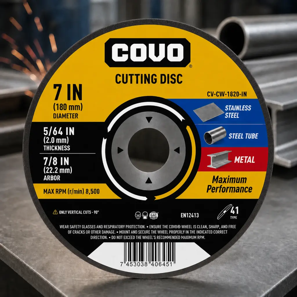 7" Thin Cutting Disc - Metal & INOX