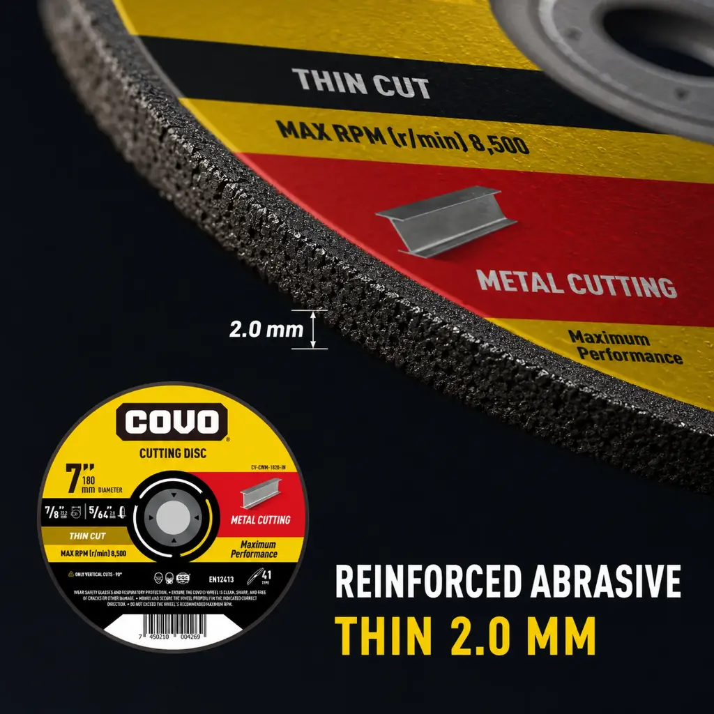 7" Thin Cutting Disc - Metal