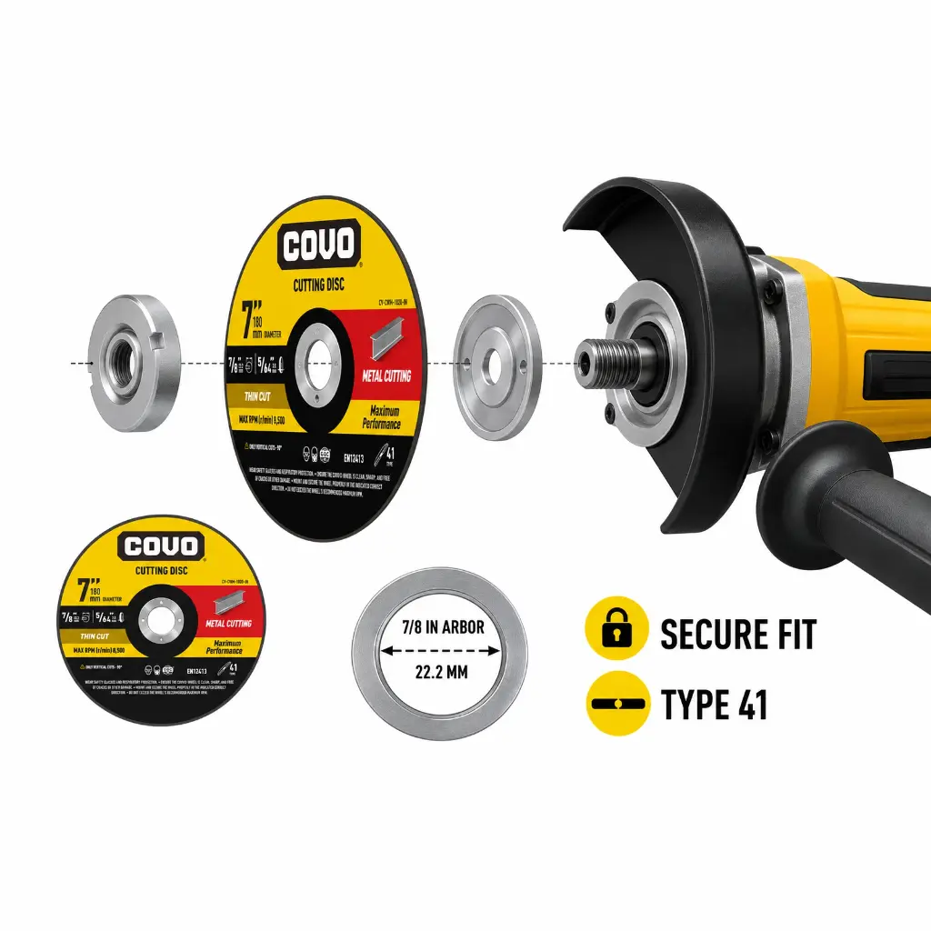 7" Thin Cutting Disc - Metal