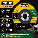 4-1/2" Depressed-Center Cutting Disc - Masonry