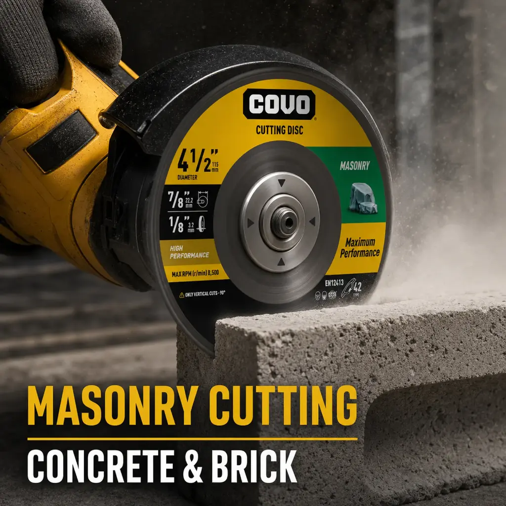 4-1/2" Depressed-Center Cutting Disc - Masonry