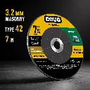 7" Depressed-Center Cutting Disc - Masonry