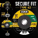 7" Depressed-Center Cutting Disc - Masonry