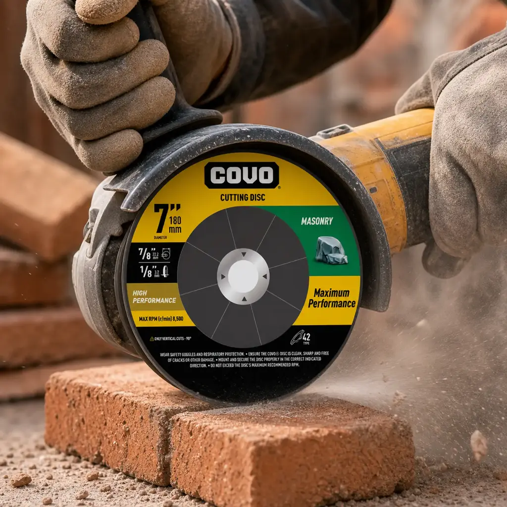 7" Depressed-Center Cutting Disc - Masonry