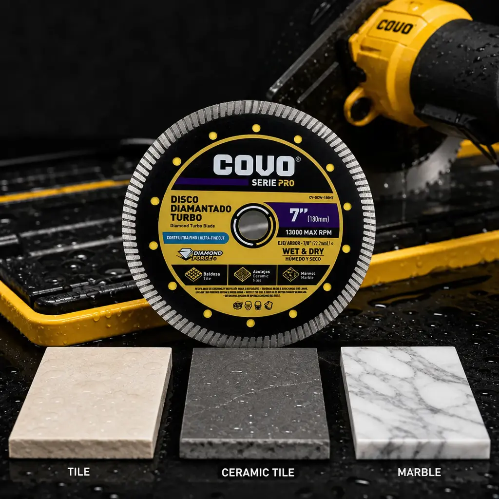 7" Turbo Diamond Blade - Concrete Cutting