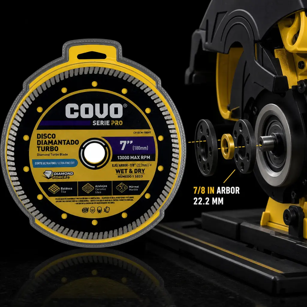7" Turbo Diamond Blade - Concrete Cutting