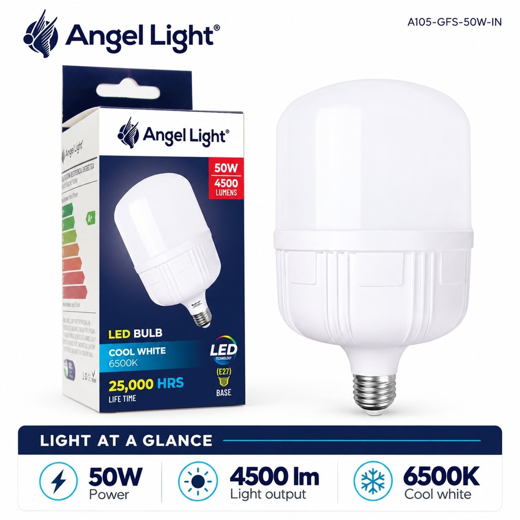 LED Ball Bulb 50W 6400K