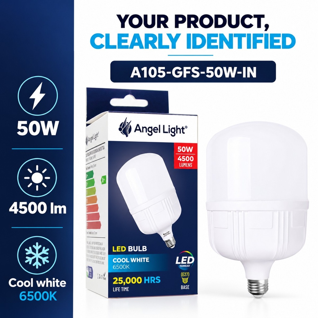 LED Ball Bulb 50W 6400K