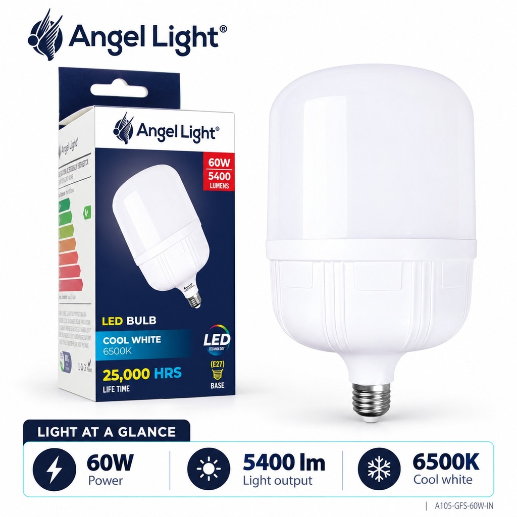 LED Ball Bulb 60W 6400K