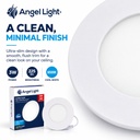 LED round recessed panel light 82mm 3w 6400K