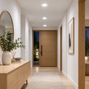LED round recessed panel light 82mm 3w 6400K